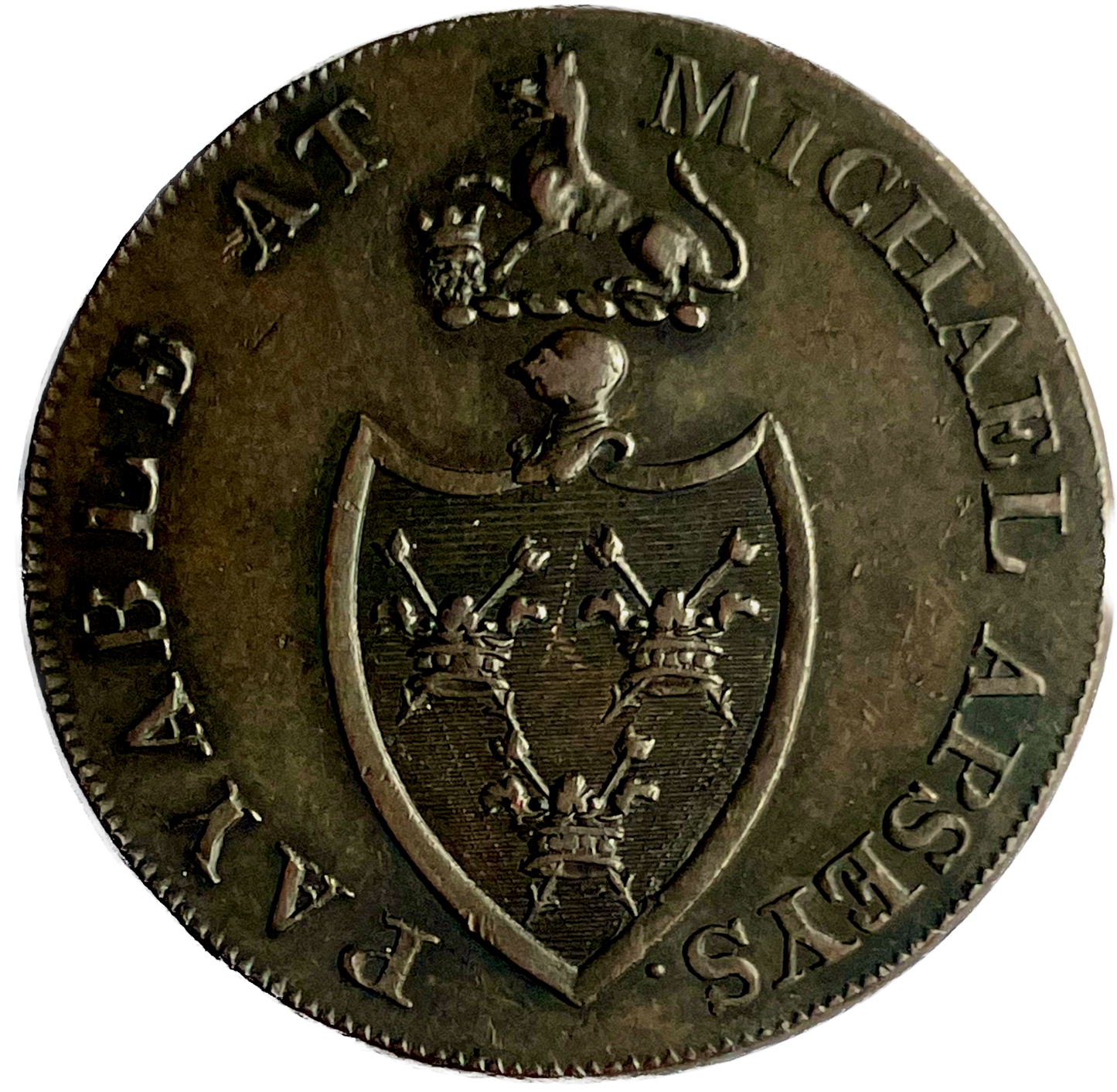 Suffolk D&H 28c Bury Conder Halfpenny