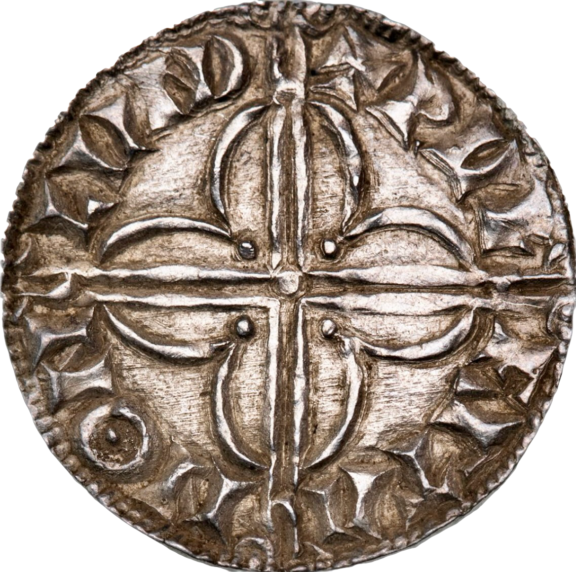 1017 - 1023 CNUT Silver Penny quatrefoil type London S.1157 GEF