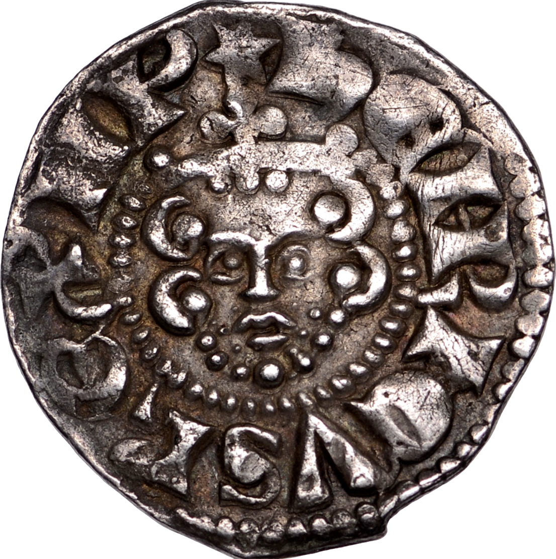 1248 - 1250 HENRY III Silver Penny Class 3a London S.1362 N.986 VF