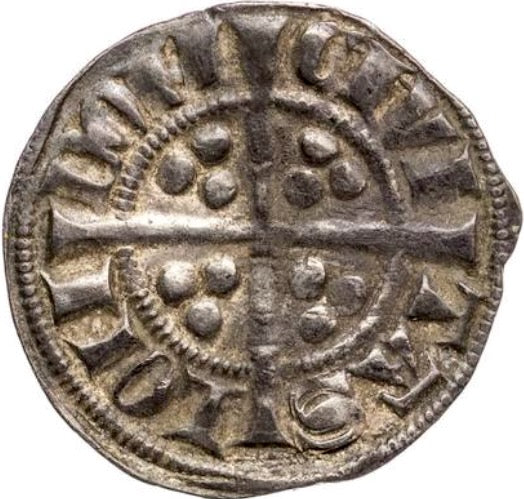 1279 - 1307 EDWARD I Silver Penny S.1393 VF