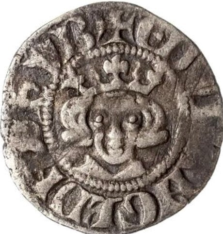 1279 - 1307 EDWARD I Silver Penny S.1395 AVF