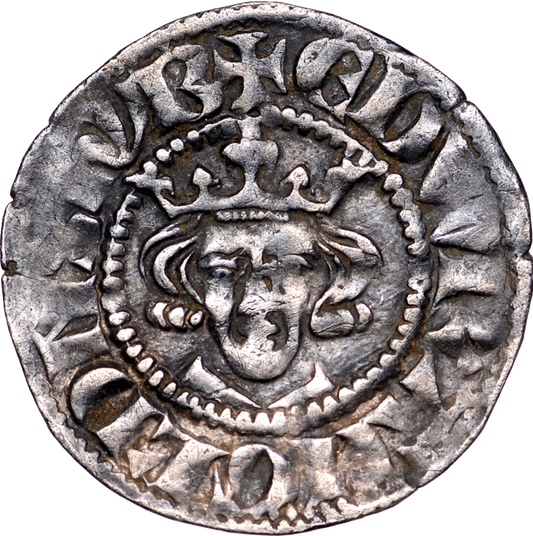 1279 - 1307 EDWARD I Silver Penny Class 2a London S.1385 North 1014 VF