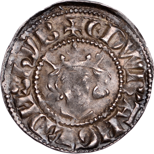 1279 - 1307 EDWARD I Silver Penny Class 1c Canterbury S.1396 North 1012 VF