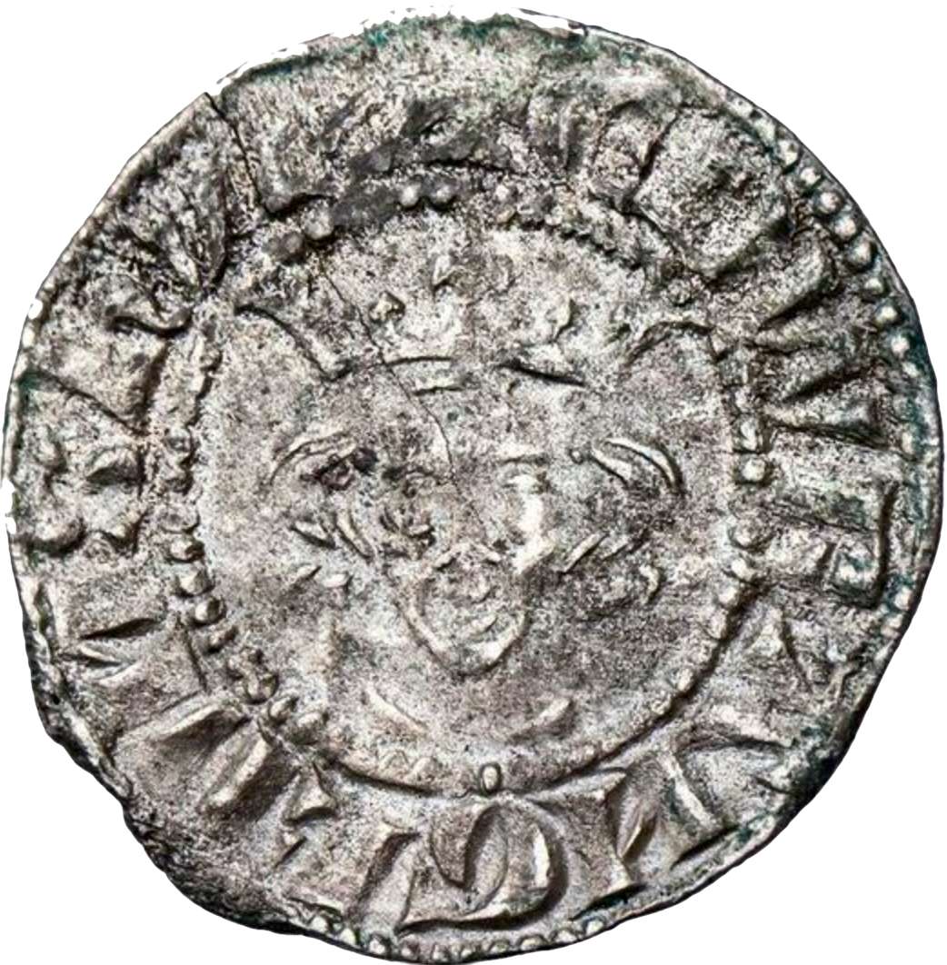 1279 - 1307 EDWARD I Silver Penny Class 2b London S.1386 N 1015