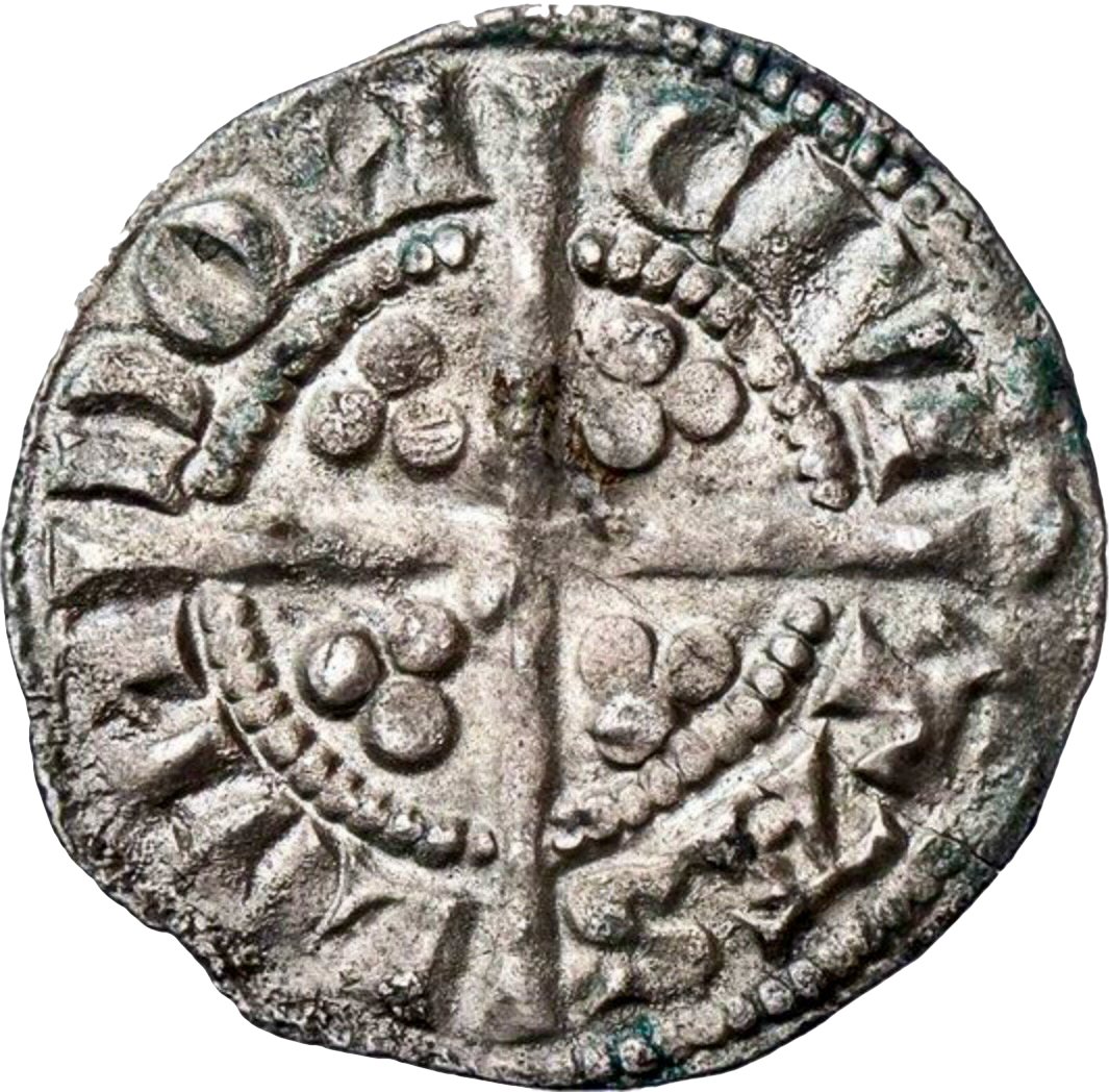1279 - 1307 EDWARD I Silver Penny Class 2b London S.1386 N 1015