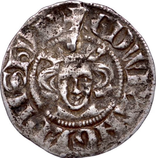 1279 - 1307 EDWARD I Silver Penny Class 4b London S.1395 N 1024