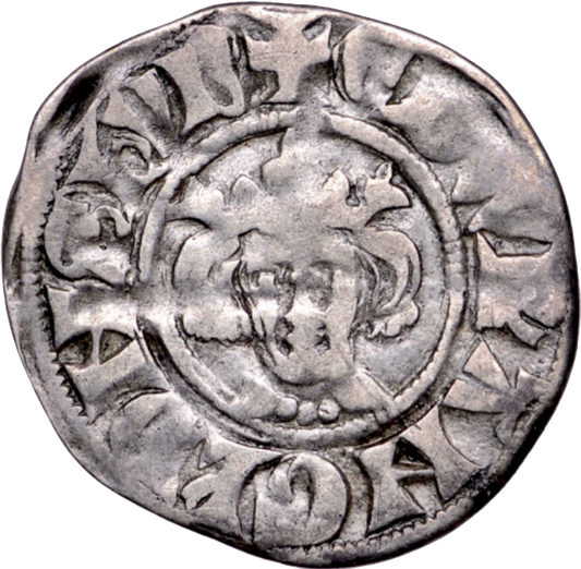 1279 - 1307 EDWARD I Silver Penny Class 4e London S.1398 N 1027