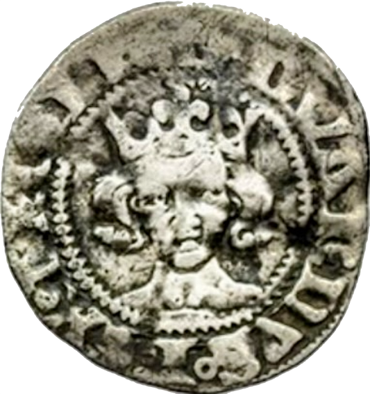 1351 - 1361 EDWARD III Silver Penny S.1592 F