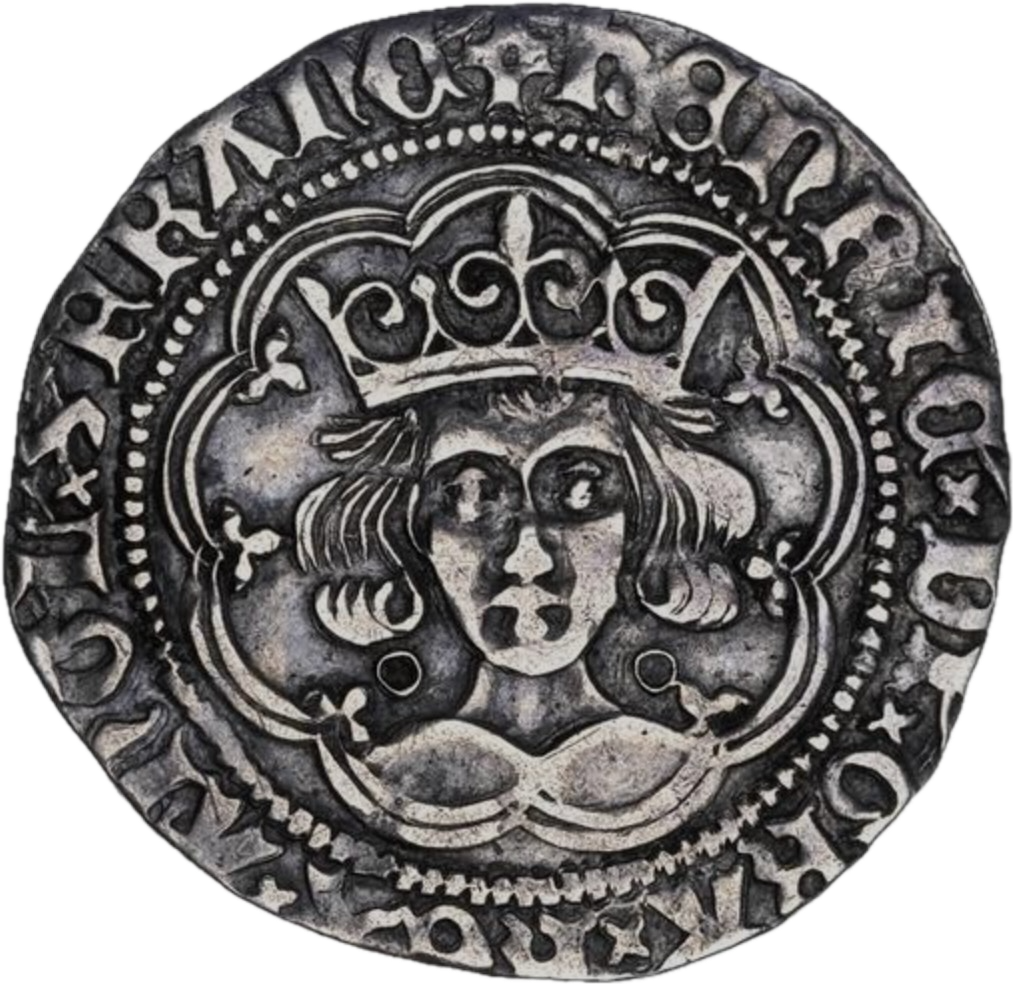 1422 - 1427 HENRY VI Silver Groat S.1836 GVF