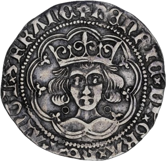 1422 - 1427 HENRY VI Silver Groat S.1836 GVF