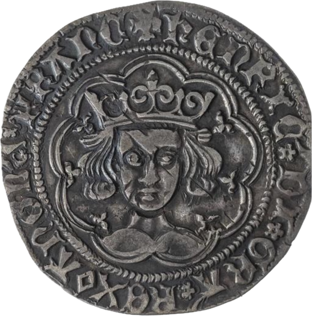 1430 - 1431 HENRY VI Silver Groat S.1859 GVF