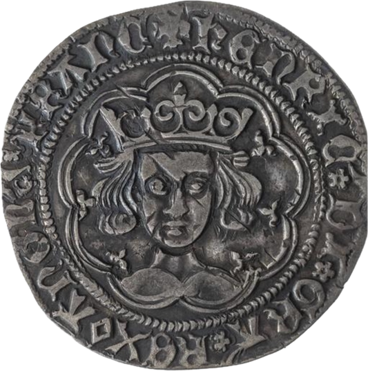 1430 - 1431 HENRY VI Silver Groat S.1859 GVF