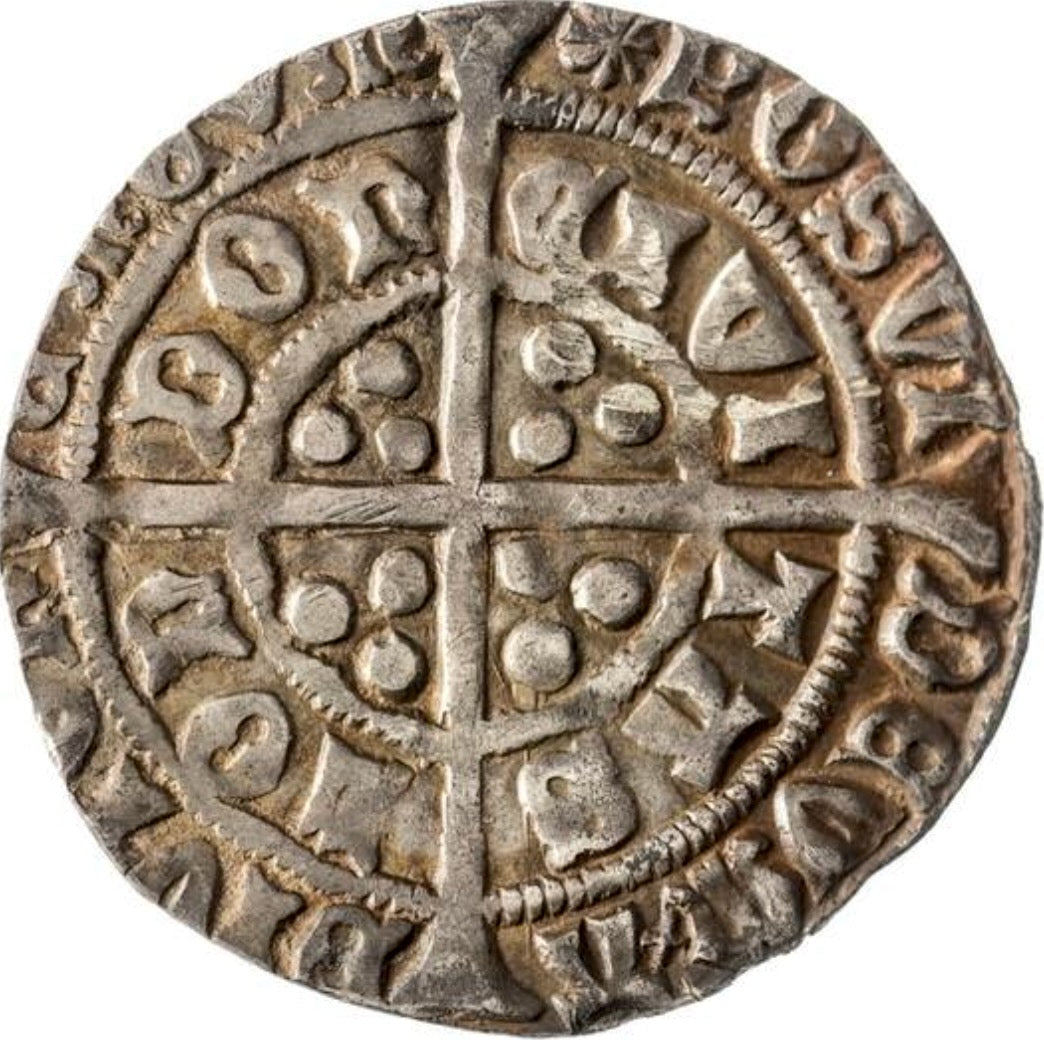 1467 - 1468 EDWARD IV Silver Groat S.2000 GVF