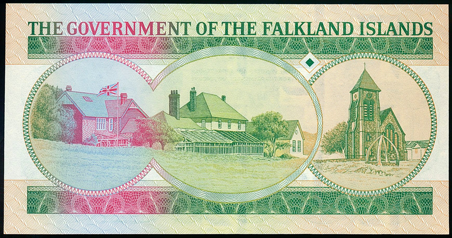 FALKLAND ISLANDS P.14 1986 £10 UNC