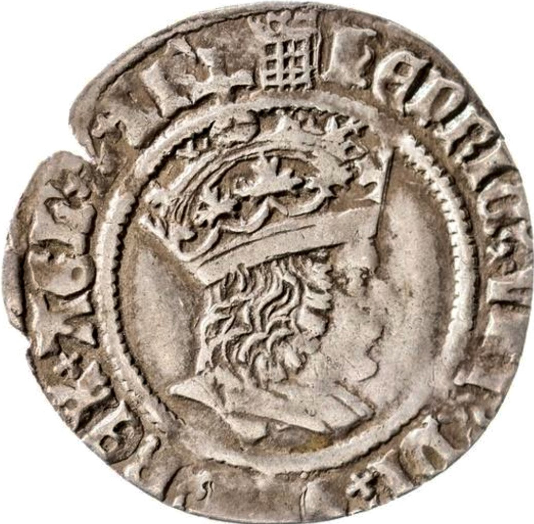 1509 - 1526 HENRY VIII Silver Groat S.2316 VF