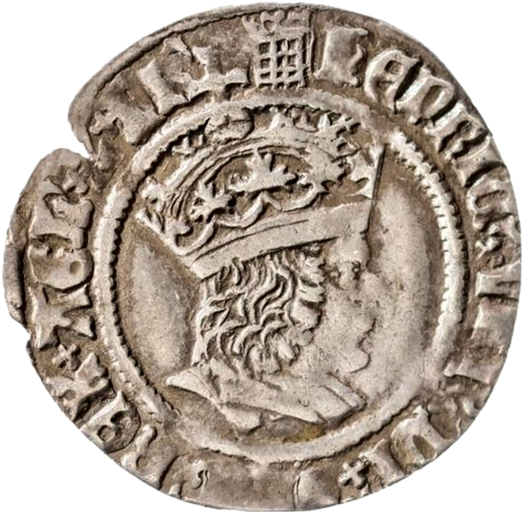 1509 - 1526 HENRY VIII Silver Groat S.2316 VF