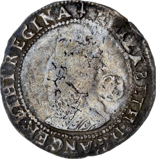 1582/1 Sixpence S2572 North 1997 centre fair, peripheries VF