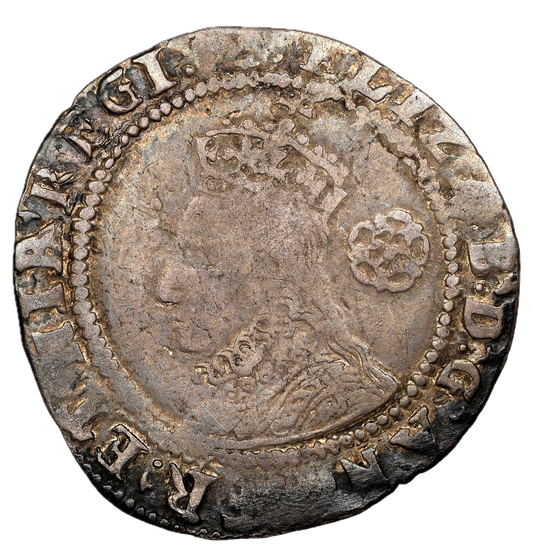 1602 ELIZABETH I Sixpence S2585 F