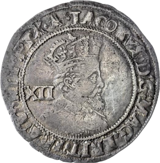 1610 - 1611 JAMES I Shilling S.2656 VF