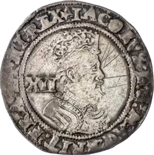 1613 - 1615 JAMES I Shilling S.2656 AVF