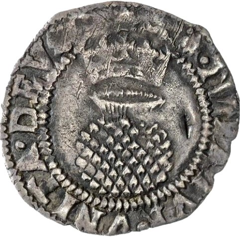 1607 - 1609 JAMES I Silver Halfgroat S.2659 GVF