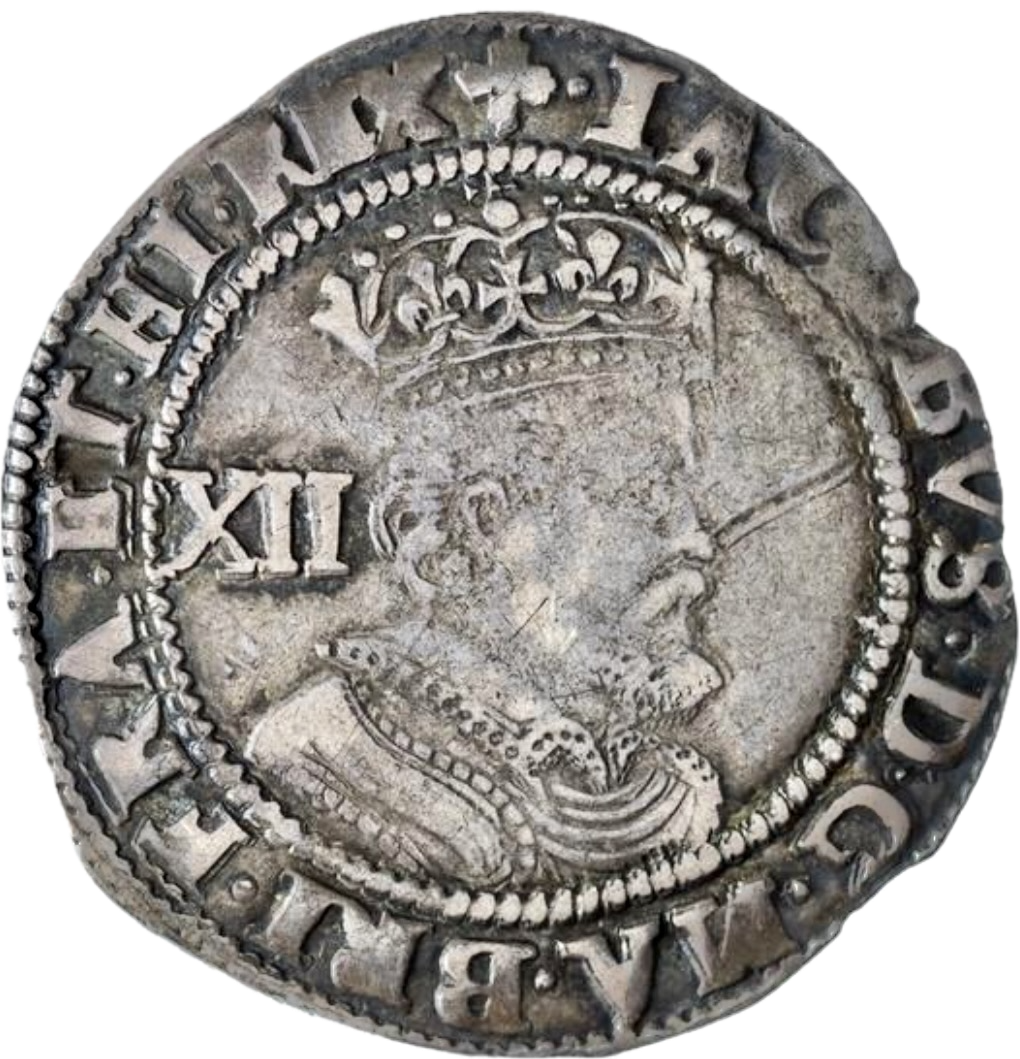 1619 - 1625 JAMES I Shilling S.2669 VF Scarce