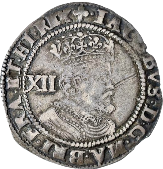 1619 - 1625 JAMES I Shilling S.2669 VF Scarce