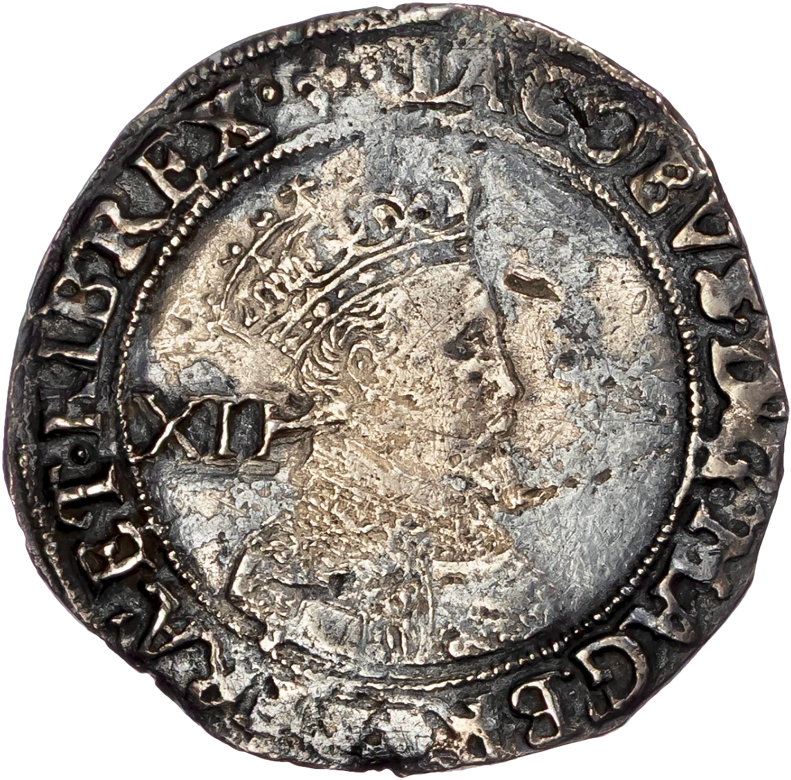 1603 - 1625 JAMES I Shilling S.2654 GVF/NEF