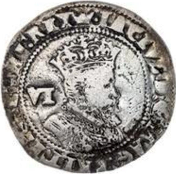 1608 JAMES I Sixpence S.2658 AVF