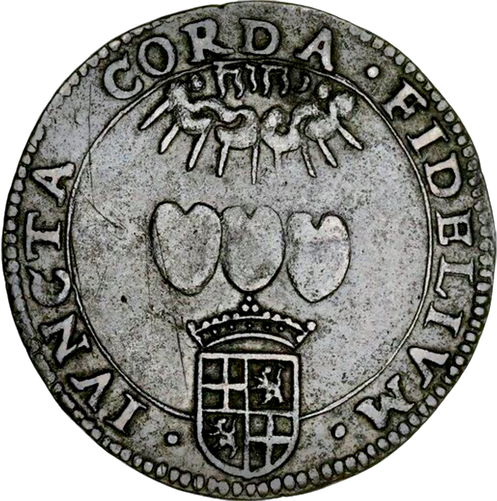 1609 Alliance England, France and United Provinces copper medal MI 199/26 E88
