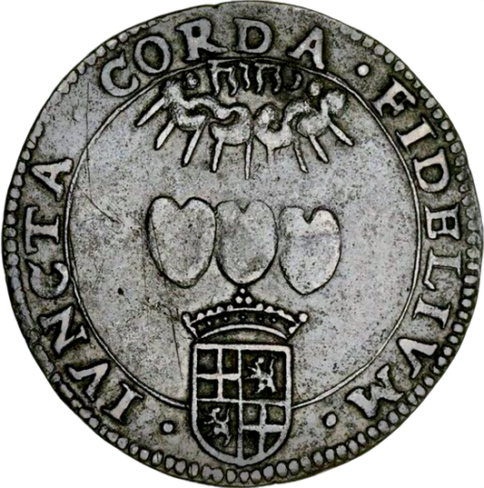 1609 Alliance England, France and United Provinces copper medal MI 199/26 E88