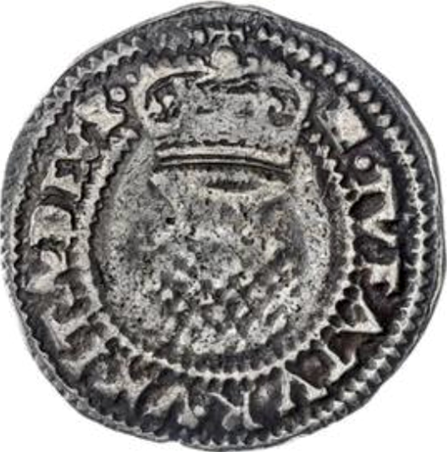 1618 - 1619 JAMES I Silver Halfgroat S.2660 GVF