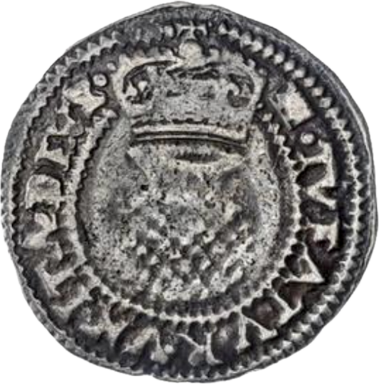 1618 - 1619 JAMES I Silver Halfgroat S.2660 GVF