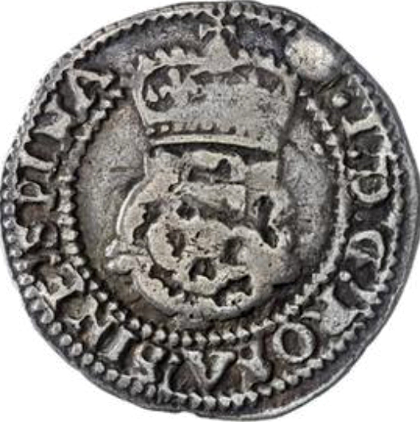 1618 - 1619 JAMES I Silver Halfgroat S.2660 GVF