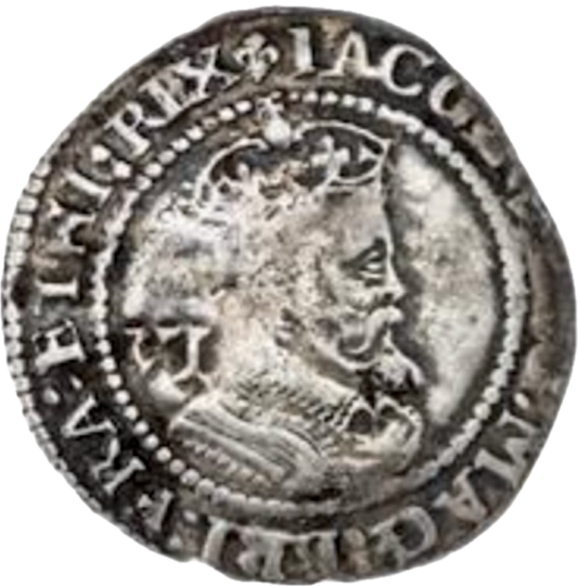 1624 JAMES I Sixpence S.2670 AVF