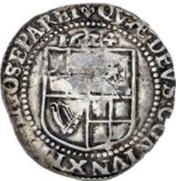 1624 JAMES I Sixpence S.2670 AVF