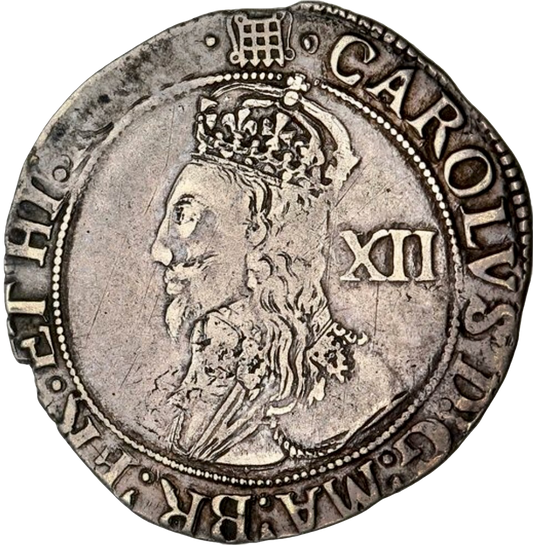 1625 - 1649 CHARLES I Shilling Group D S2789 N 2223 NVF