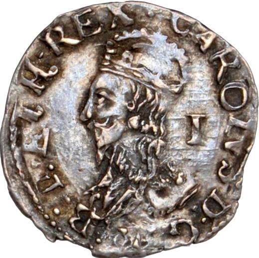 1625 - 1629 CHARLES I Silver Penny S.2844 N.2270 VF