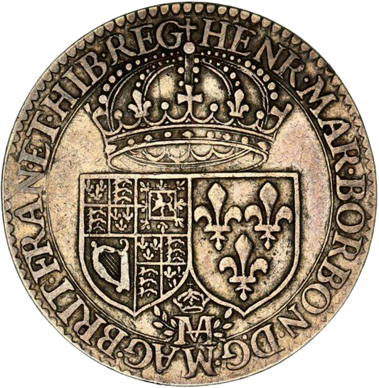 1628 Tribute to Henrietta Maria 28mm silver medal by N Briot MI 249/24 E110