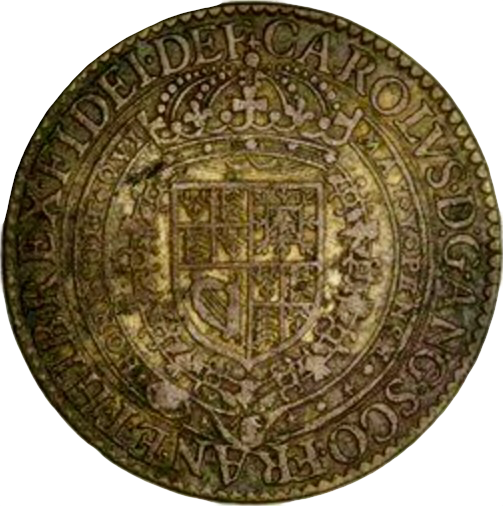 1628 Charles I Army and Navy Tribute 28mm copper medal by N Briot MI 250/27 E112 (Copy)