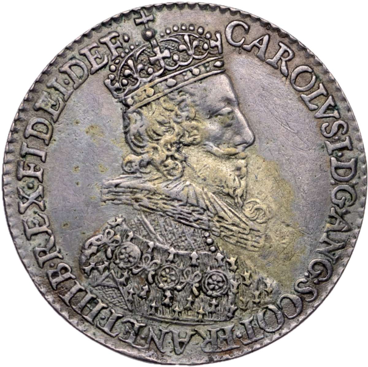 1629 Order of the Garter Augmented by the Star 29mm silver medal MI 253/33 E113