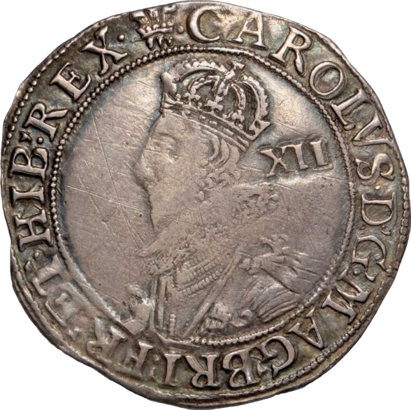 1630 - 1631 CHARLES I Shilling S2787 NVF