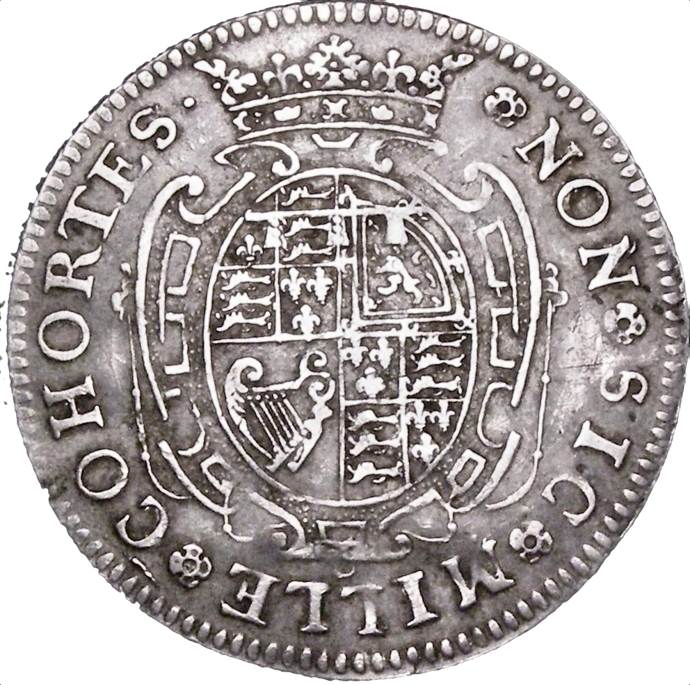 1633 Baptism of Prince James, Duke of York 29mm silver medal by N Briot MI 268/65 E126B