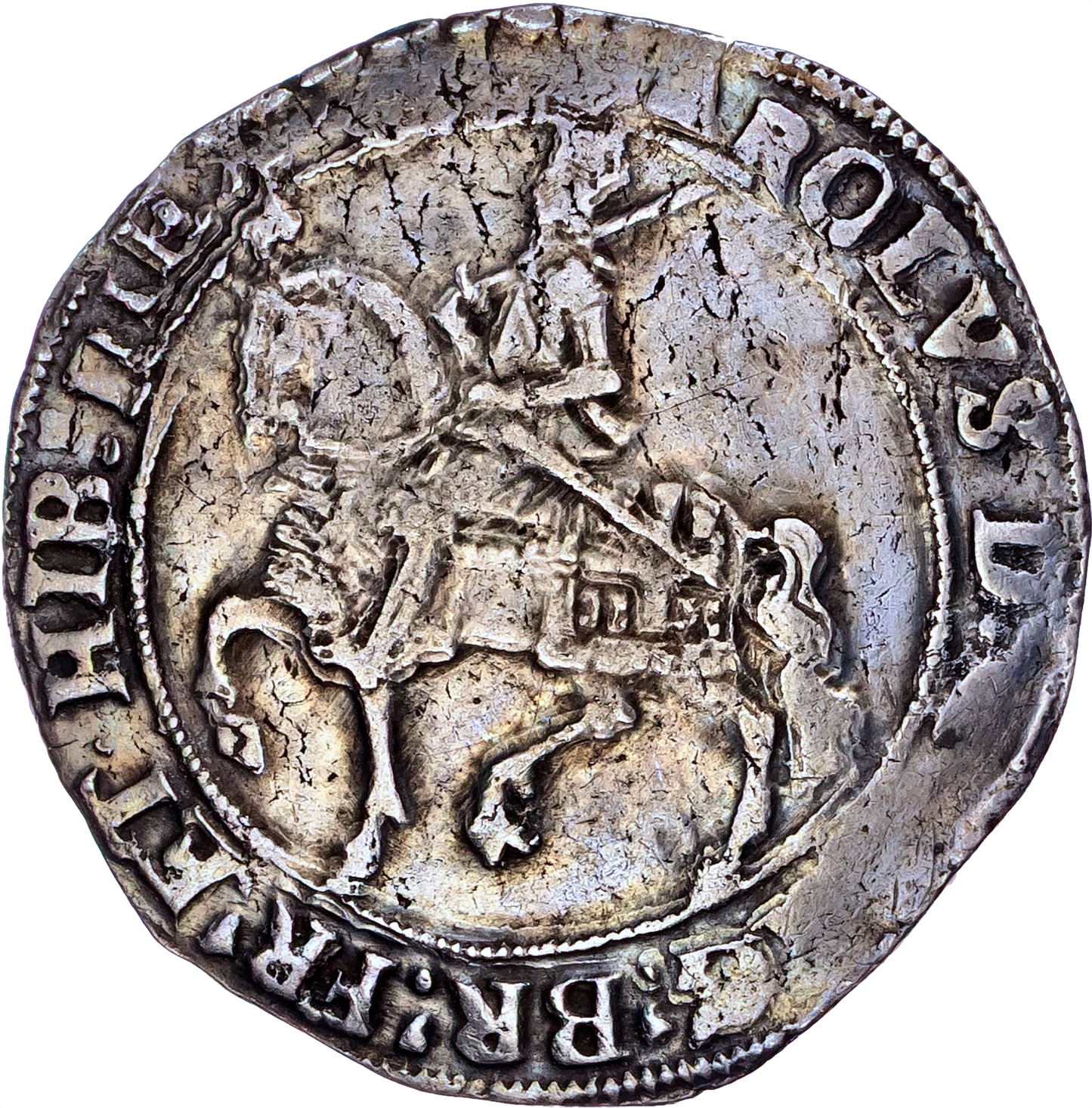 1633 - 1634 CHARLES I Halfcrown Group II S2771 N2207 VF