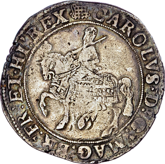 1633 - 1634 CHARLES I Halfcrown Group II S2771 N2207 NVF