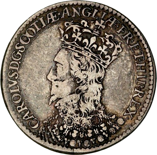 1633 Scottish Coronation of Charles I 29mm silver medal MI 265/60 E123