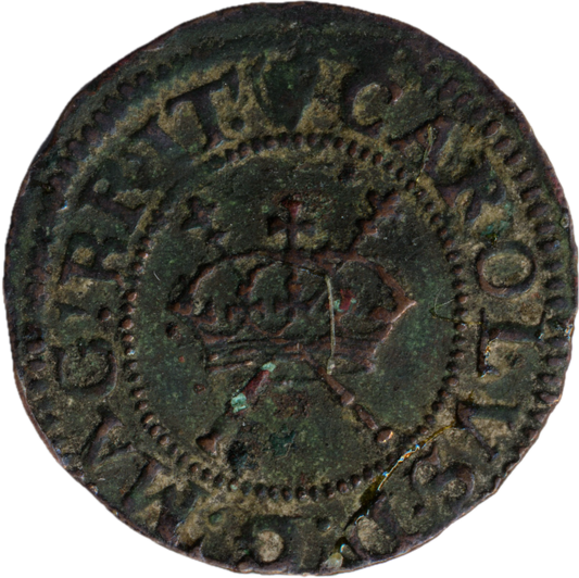 1625 - 1649 CHARLES I Maltravers Type 3 Farthing S.3199 BMC 259 NVF