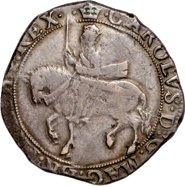 1636 CHARLES I Halfcrown Group IV S2773 VF