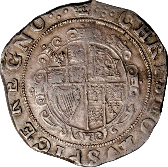1636 CHARLES I Halfcrown Group IV S2773 VF