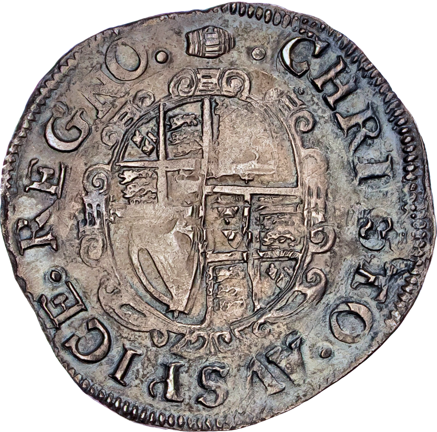 1636 - 1638 CHARLES I Shilling Group D S.2791 N2225 GVF